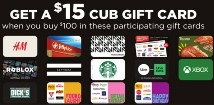 Cub gift card deal 09.04.24