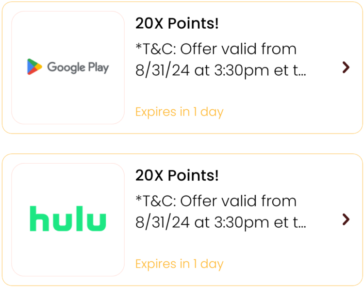 Pepper Rewards gift card deals 09.01.24