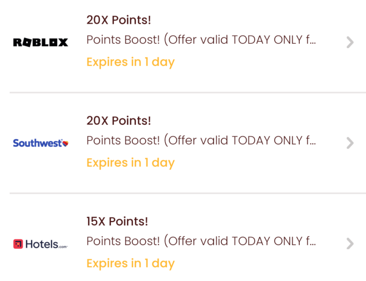 Pepper Rewards gift card deals 09.19.24