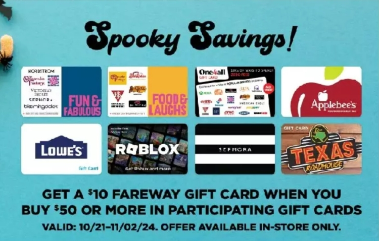 Fareway gift card deal 10.21.24