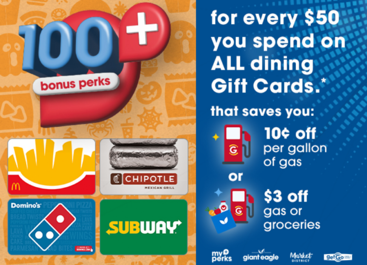 Giant Eagle gift card deal 10.24.24