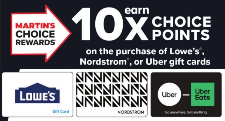 Giant Food Stores Martin's Stop & Shop gift card deal 10.25.24