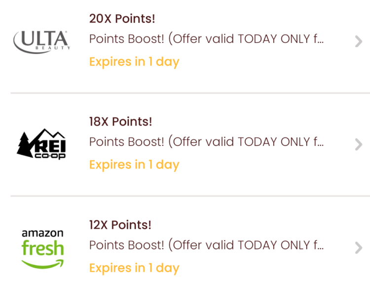 Pepper Rewards gift card deals 10.02.24
