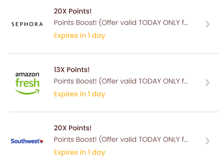 Pepper Rewards gift card deals 10.16.24