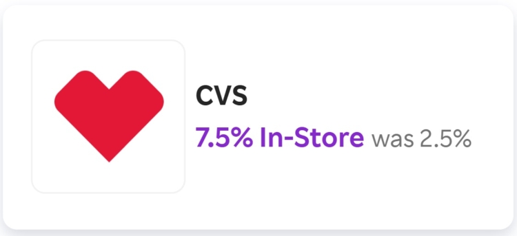 Rakuten CVS 7.5% 7.5x