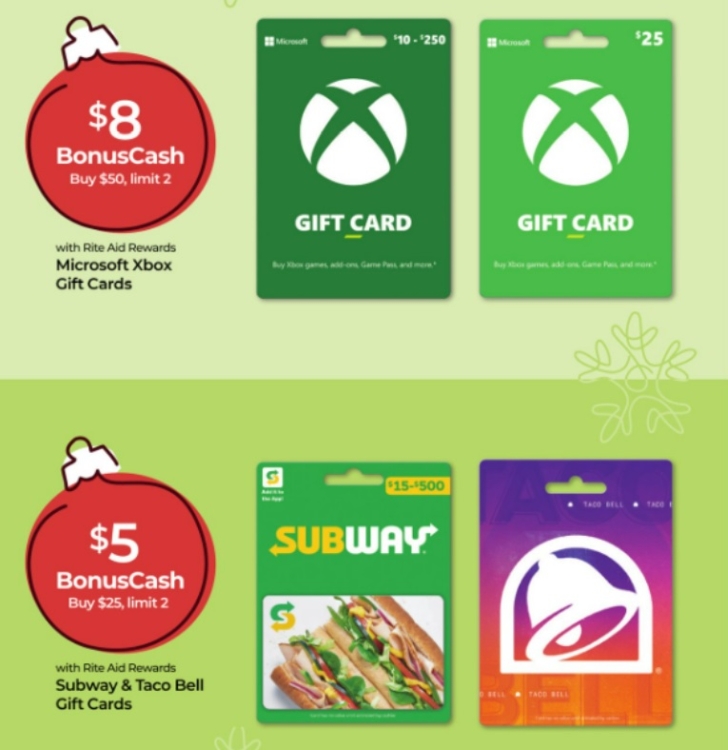 Rite Aid gift card deal 11.03.24