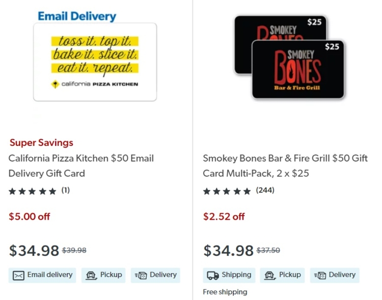 Sam's Club gift card deals 10.04.24