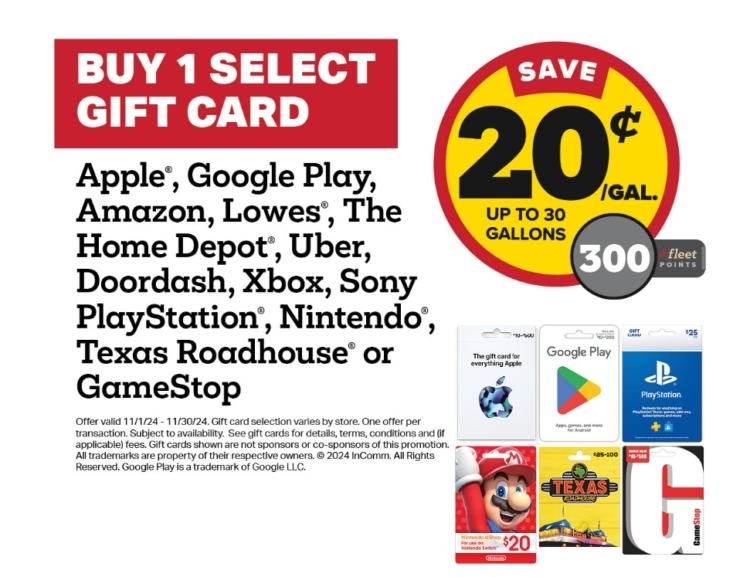 Kwik Trip gift card deal 11.01.24