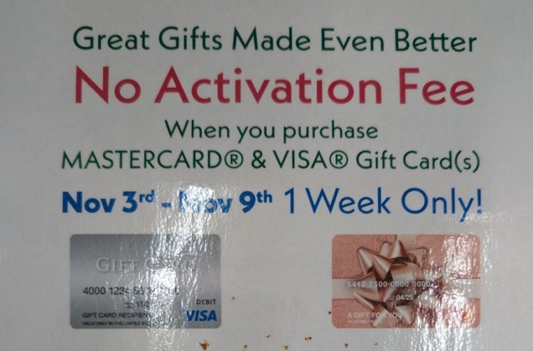 Market Basket Visa Mastercard