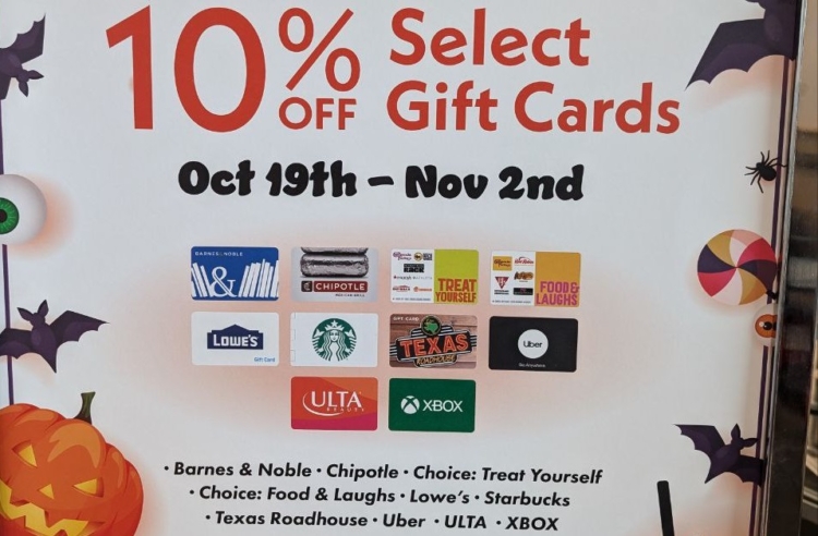 Market Basket gift card deal 11.02.24